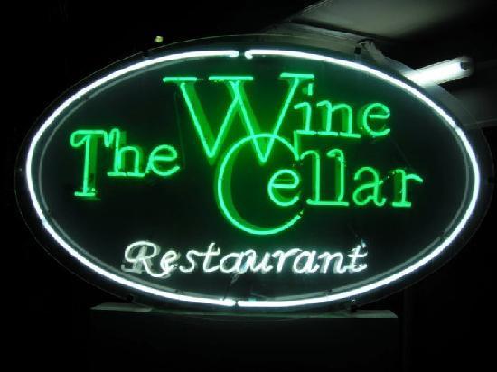 the wine cellar